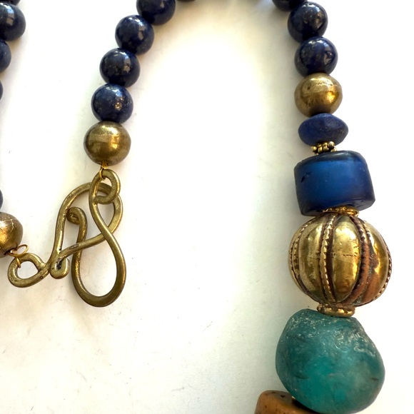 Multicolor Beaded Necklace - Picture 6 of 9